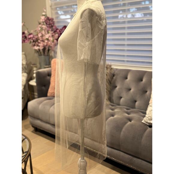 MSRP $48 NWOT POL Sheer Ombre Mini Dress Size S | SAME DAY SHIP or NEXT DAY - Picture 3 of 6